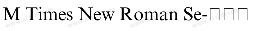 M Times New Roman Se字体转换 M Times New Roman Se字体转换